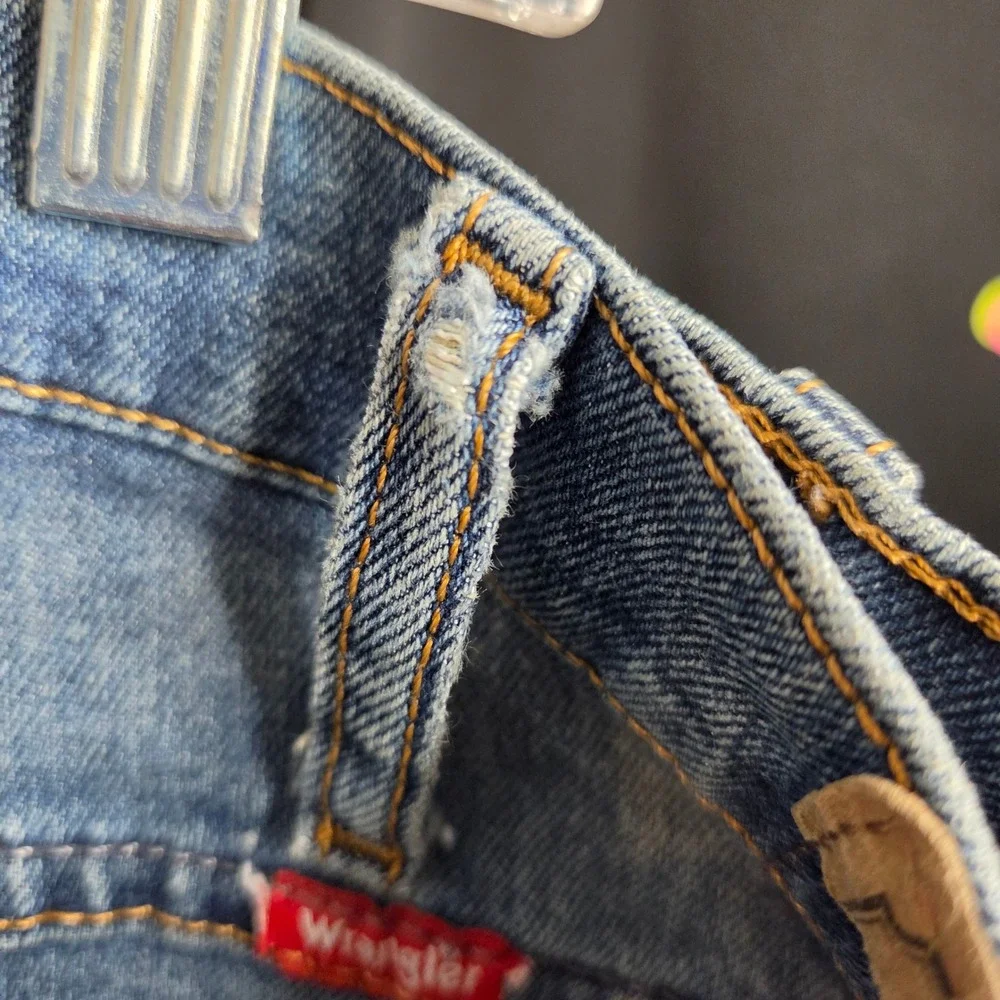 Wrangler‎ Five Star Premium Denim Mens 46x32 Blue Straight Leg Jeans 97FXWXD